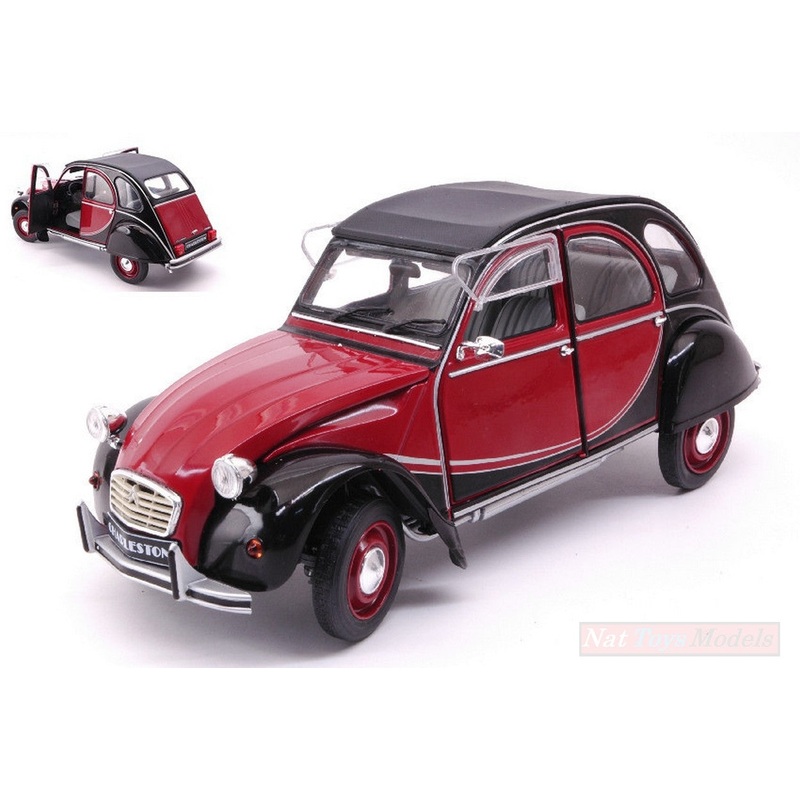SCALE MODEL COMPATIBLE WITH CITROEN 2 CV CHARLESTON 1982 1:18 SOLID SL1805013
