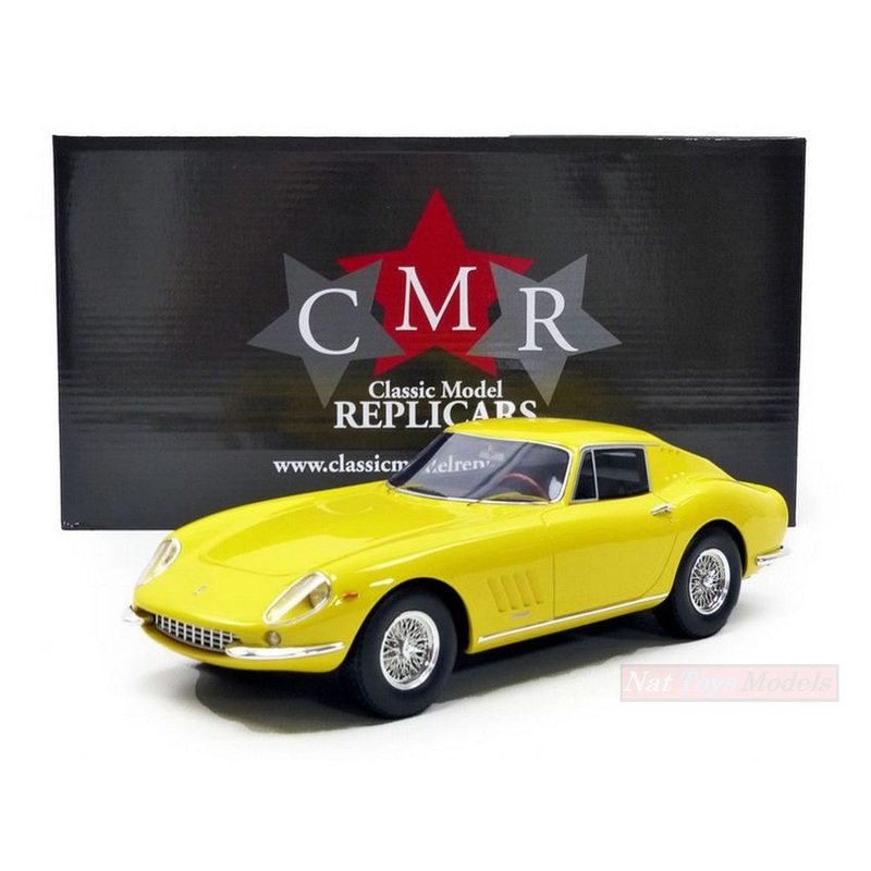 SCALE MODEL COMPATIBLE WITH FERRARI 275 GTB 1966 YELLOW 1:18 CMR CLASSIC MODEL REPLICARS CMR034