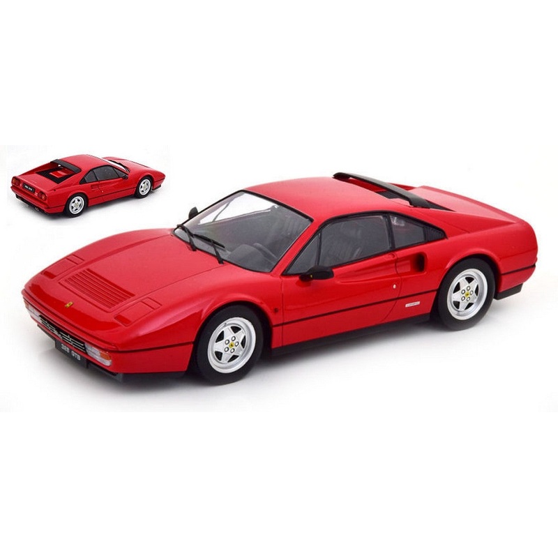 SCALE MODEL COMPATIBLE WITH FERRARI 328 GTB 1985 RED 1:18 KK SCALE KKDC180531