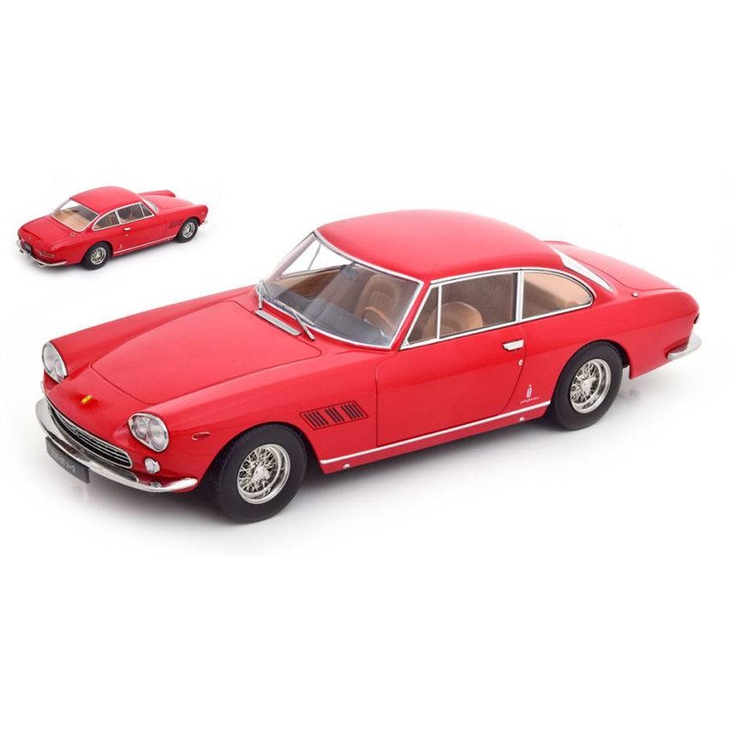 SCALE MODEL COMPATIBLE WITH FERRARI 330 GT 2+2 1964 RED 1:18 KK SCALE KKDC180424