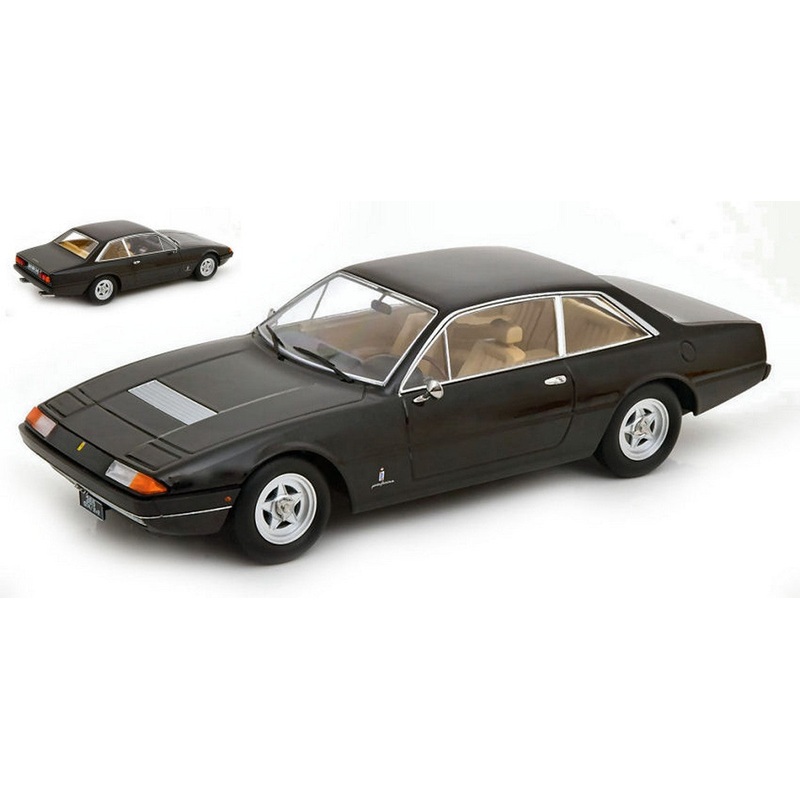 SCALE MODEL COMPATIBLE WITH FERRARI 365 GT4 2+2 1972 BLACK 1:18 KK SCALE KKDC180166