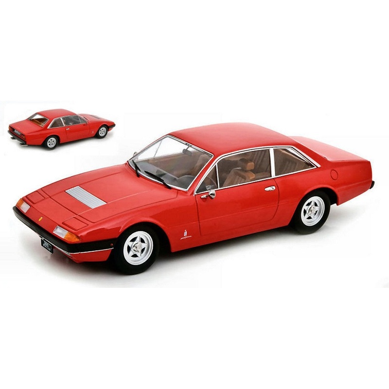 SCALE MODEL COMPATIBLE WITH FERRARI 365 GT4 2+2 1972 RED 1:18 KK SCALE KKDC180165