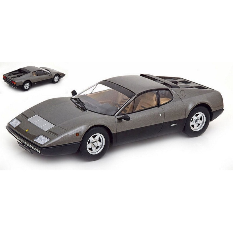 SCALE MODEL COMPATIBLE WITH FERRARI 365 GT4 BB 1973 GUN METAL 1:18 KK SCALE KKDC180562