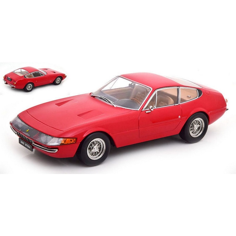 SCALE MODEL COMPATIBLE WITH FERRARI 365 GTB DAYTONA COUPE' 1st SERIES 1969 RED 1:18 KK KKDC180581