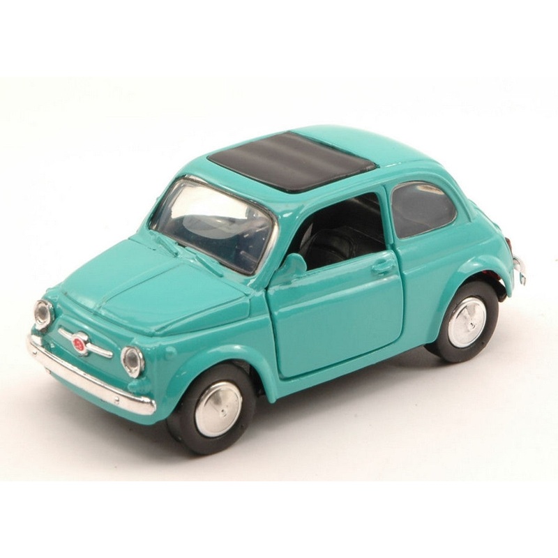 SCALE MODEL COMPATIBLE WITH FIAT 500 F 1965 TURQOISE 1:32 NEW RAY NY50713T