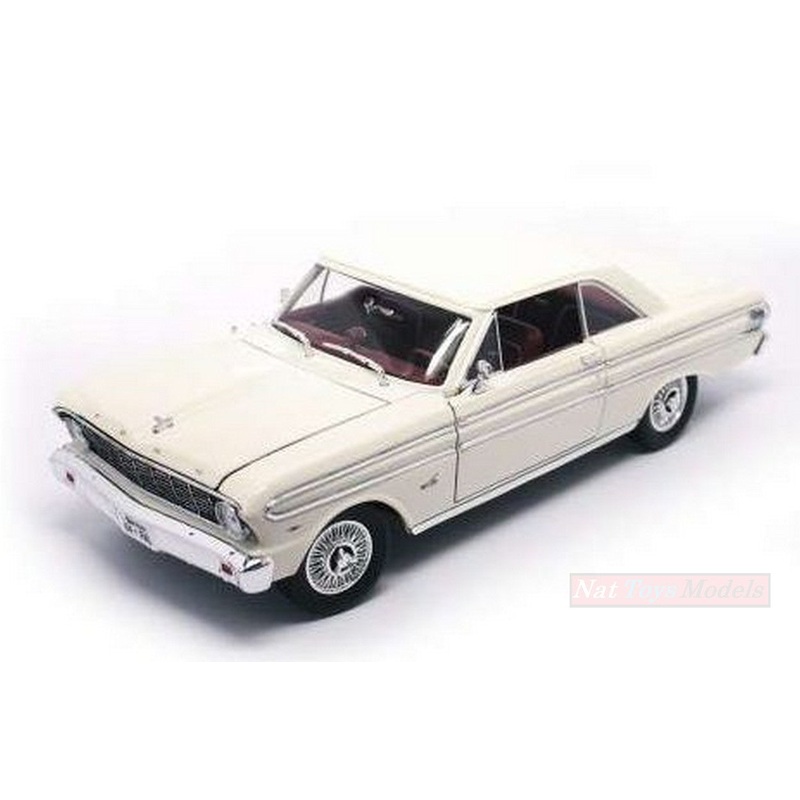 SCALE MODEL COMPATIBLE WITH FORD FALCON 1964 WHITE-CREAM 1:18 LUCKY LDC92708W