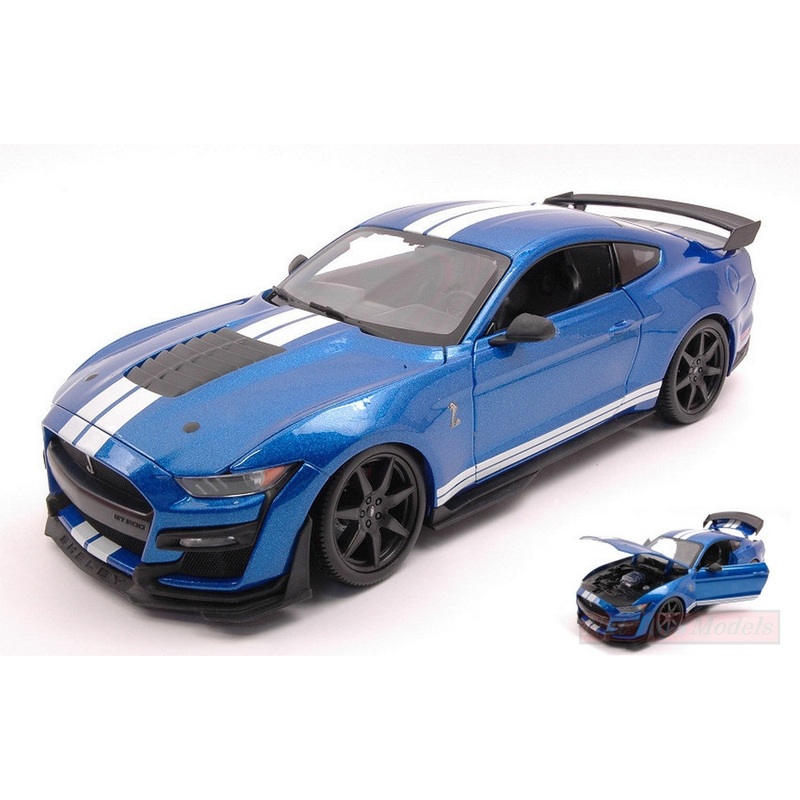SCALE MODEL COMPATIBLE WITH FORD SHELBY 2020 BLUE 1:18 MAISTO MI31388B