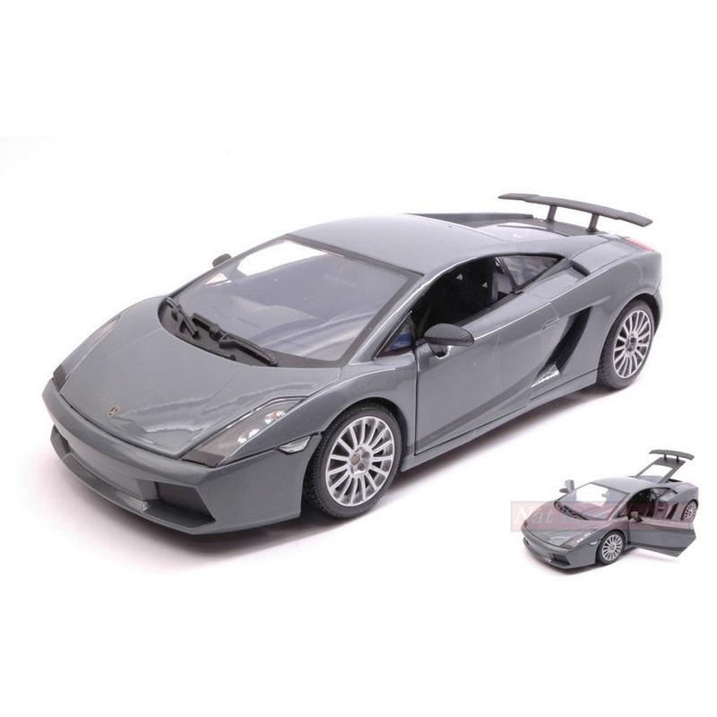 SCALE MODEL COMPATIBLE WITH LAMBORGHINI GALLARDO SUPERLEGGERA 2007 DARK GRAY 1:18 MOTORMAX MTM73181GY