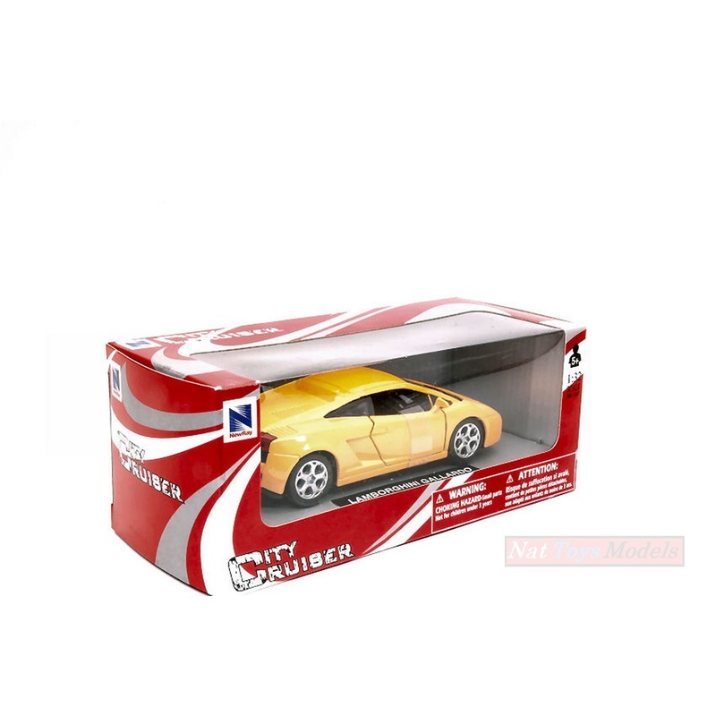 SCALE MODEL COMPATIBLE WITH LAMBORGHINI GALLARDO YELLOW 1:32 NEW RAY NY51493GY