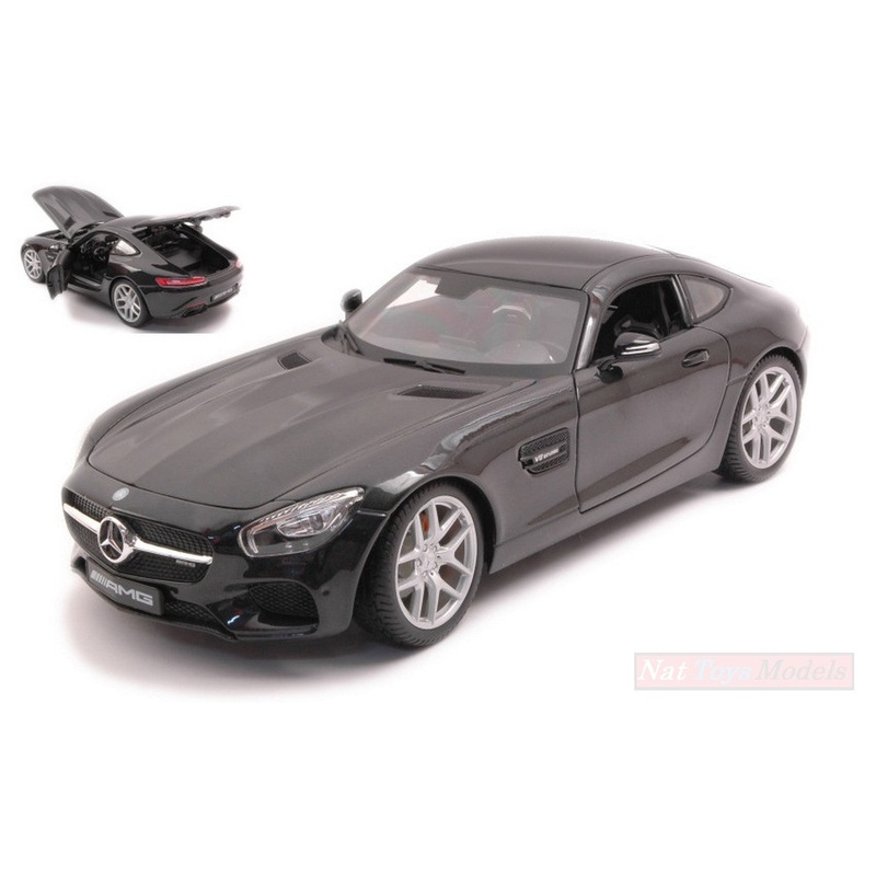 SCALE MODEL COMPATIBLE WITH MERCEDES AMG GT BLACK 1:18 MAISTO MI31398