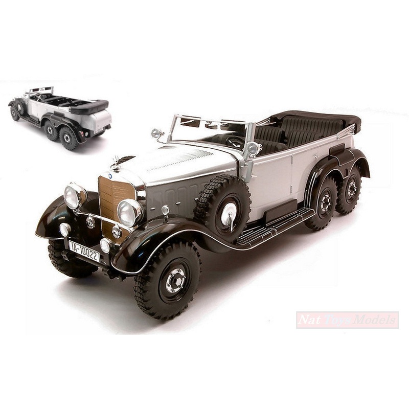 SCALE MODEL COMPATIBLE WITH MERCEDES G4 (W31) LIGHT GREY/BLACK 1:18 MODELCARGROUP MCG18208