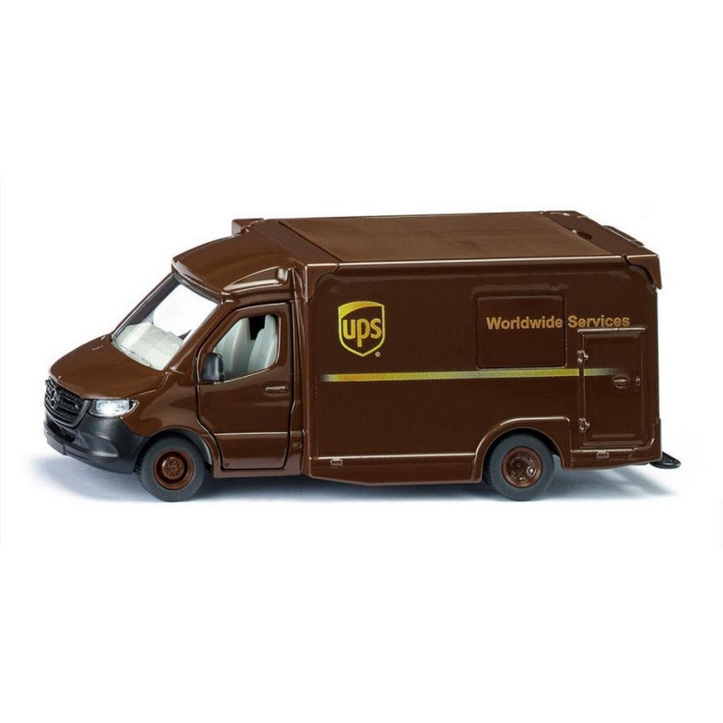 SCALE MODEL COMPATIBLE WITH MERCEDES UPS VAN 1:50 SIKU SK1920