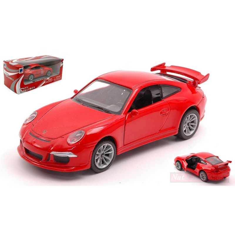 SCALE MODEL COMPATIBLE WITH PORSCHE 911 GT3 (991) RED 1:32 NEW RAY NY51293GT3R