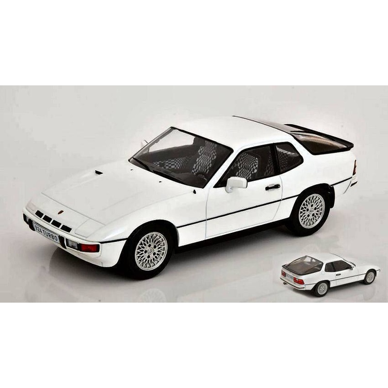 SCALE MODEL COMPATIBLE WITH PORSCHE 924 TURBO WHITE 1:18 MODELCARGROUP MCG18194