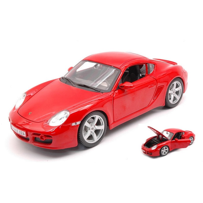 SCALE MODEL COMPATIBLE WITH PORSCHE CAYMAN S RED 1:18 MAISTO MI31122R