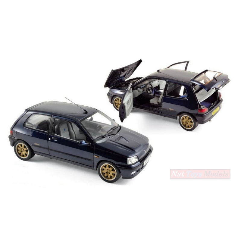 SCALE MODEL COMPATIBLE WITH RENAULT CLIO WILLIAMS 1993 BLUE (REEDITION) 1:18 NOREV NV185230