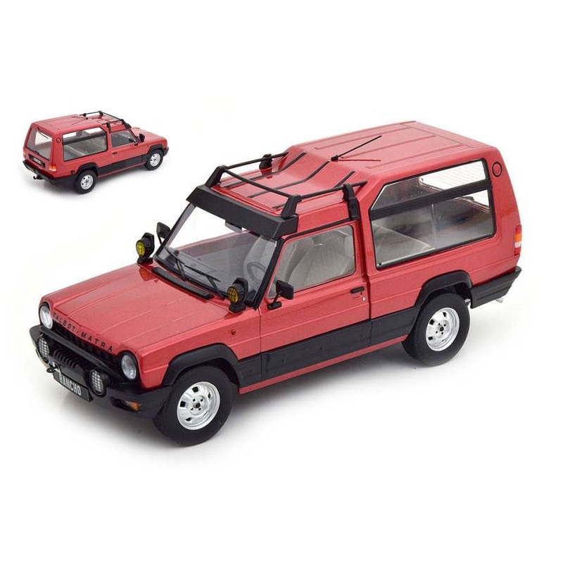 SCALE MODEL COMPATIBLE WITH TALBOT MATRA RANCHO GRAND RAID 1977-1983 RED METALLIC 1:18 KK SCALE KKDC180822
