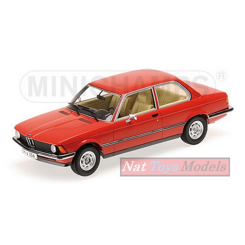 SCALE MODEL COMPATIBLE WITH BMW 316 1978 RED 1:18 MINICHAMPS PM107024100