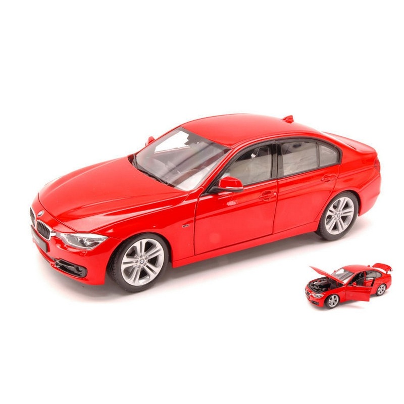 SCALE MODEL COMPATIBLE WITH BMW 335I 2006 RED 1:18 WELLY WE4697
