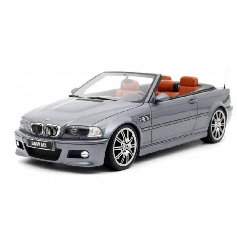 SCALE MODEL COMPATIBLE WITH BMW E46 M3 CONVERTIBLE 2004 GRAY 1:18 OTTOMOBILE OT1006