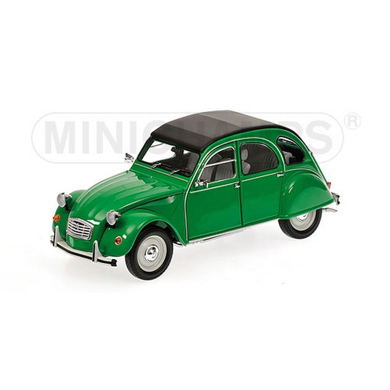 SCALE MODEL COMPATIBLE WITH CITROEN 2 CV 1976 GREEN 1:18 MINICHAMPS PM150111502