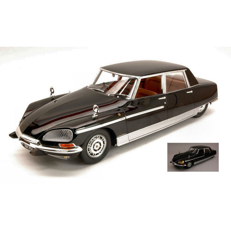 SCALE MODEL COMPATIBLE WITH CITROEN DS 21 CHAPRON LORRAINE 1969 PRESIDENTIELLE (WORKING LIGHTS) 1:18 METAL MET18003A