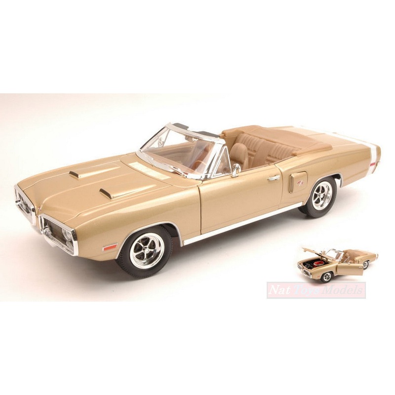SCALE MODEL COMPATIBLE WITH DODGE CORONET 1970 GOLD 1:18 YAT MING YM92548GB