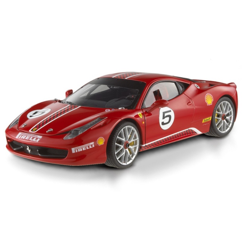 SCALE MODEL COMPATIBLE WITH FERRARI 458 ITALIA CHALLENGE RED 1:18 HOT WHEELS HWX5486