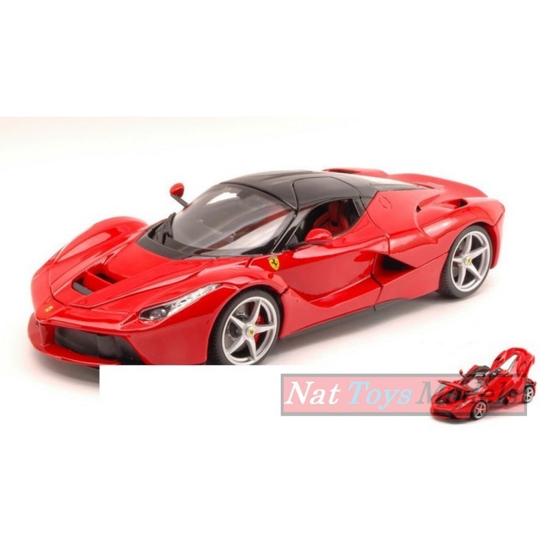 SCALE MODEL COMPATIBLE WITH FERRARI LA FERRARI 2013 RED SIGNATURE 1:18 BURAGO BU16901R