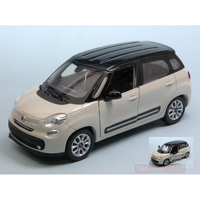SCALE MODEL COMPATIBLE WITH FIAT 500L WHITE 1:32 NEW RAY NY51193FW