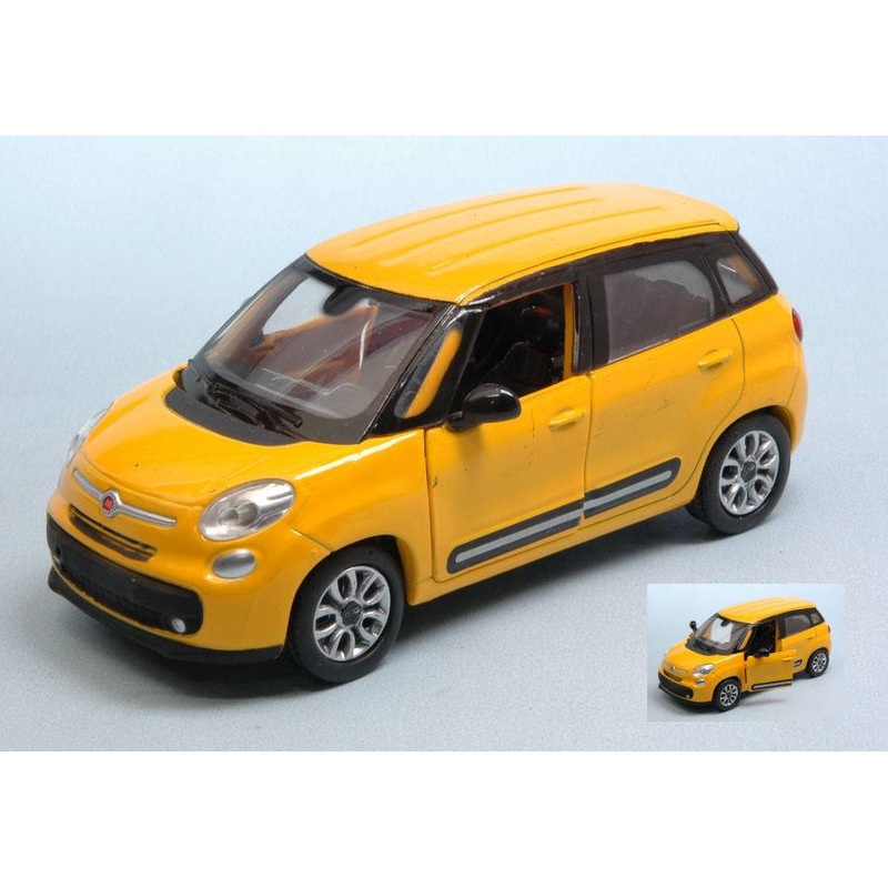 SCALE MODEL COMPATIBLE WITH FIAT 500L YELLOW 1:32 NEW RAY NY51193FY MODEL