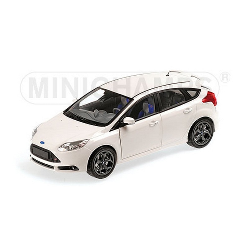 SCALE MODEL COMPATIBLE WITH FORD FOCUS ST 2011 WHITE 1:18 MINICHAMPS PM110082004