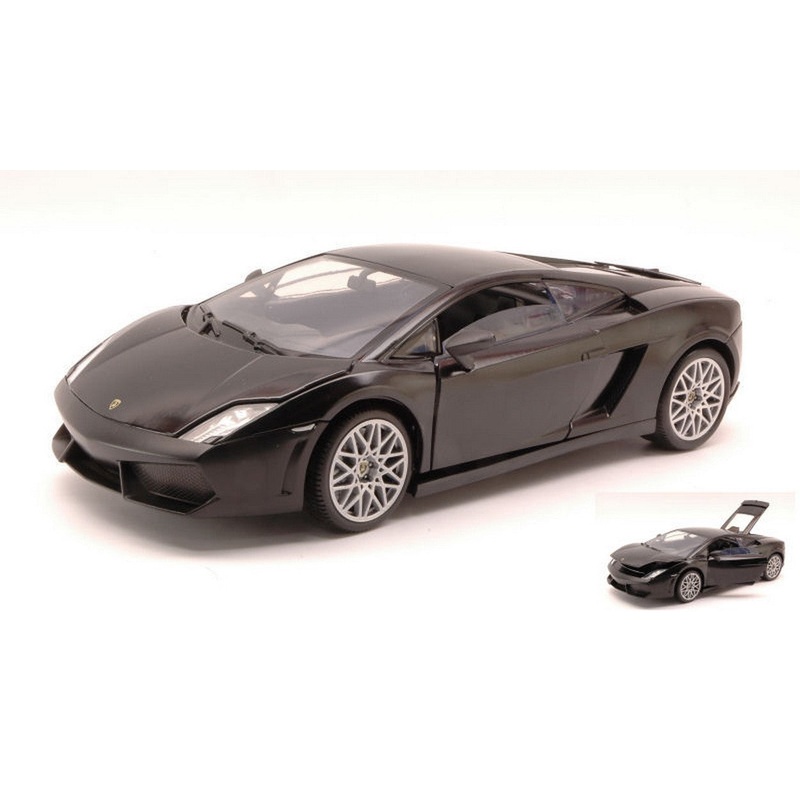 SCALE MODEL COMPATIBLE WITH LAMBORGHINI GALLARDO LP560-4 2008 BLACK 1:18 MOTORMAX MTM79152BK