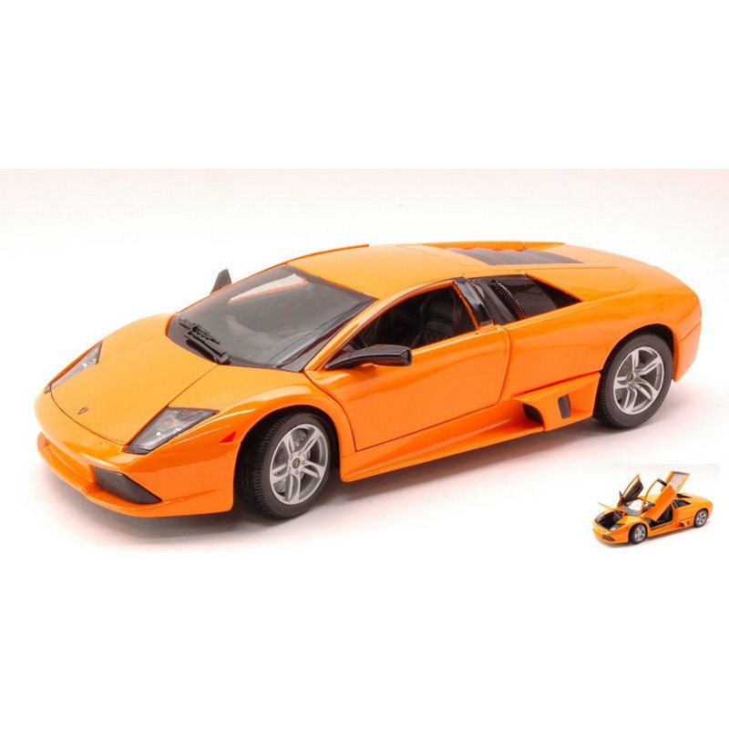 SCALE MODEL COMPATIBLE WITH LAMBORGHINI MURCIELAGO LP 640 2007 ORANGE METALLIC 1:18 MAISTO MI31148