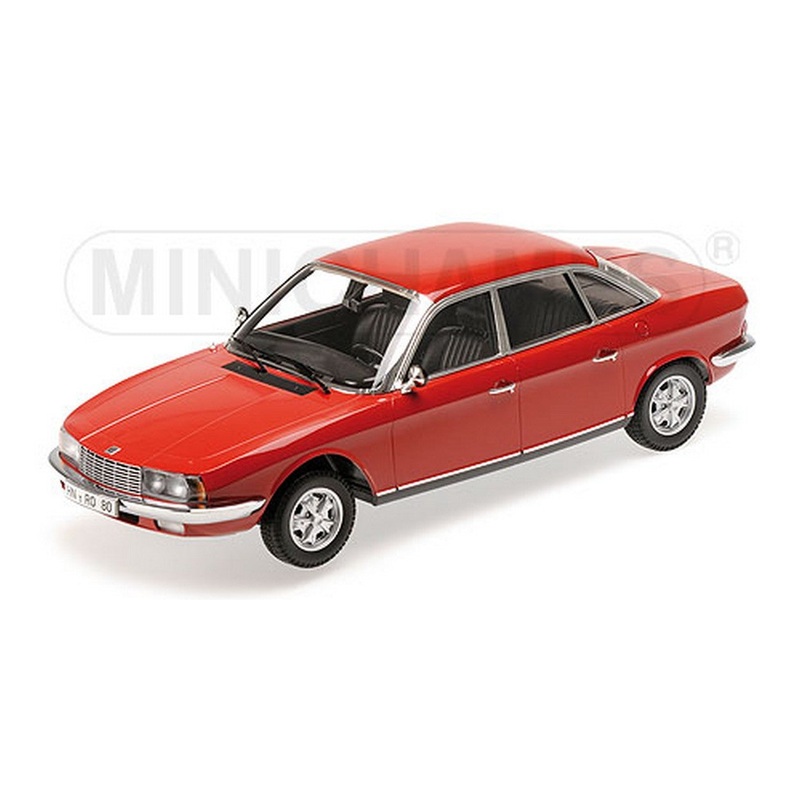 SCALE MODEL COMPATIBLE WITH NSU RO 80 1972 RED 1:18 MINICHAMPS PM151015404