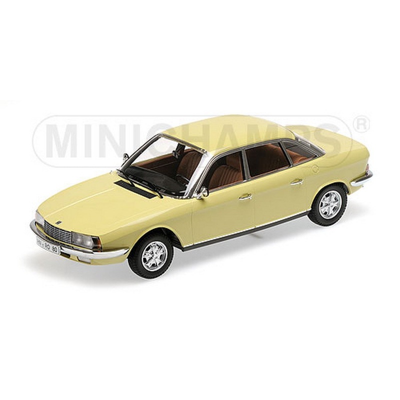 SCALE MODEL COMPATIBLE WITH NSU RO 80 1972 YELLOW 1:18 MINICHAMPS PM151015402