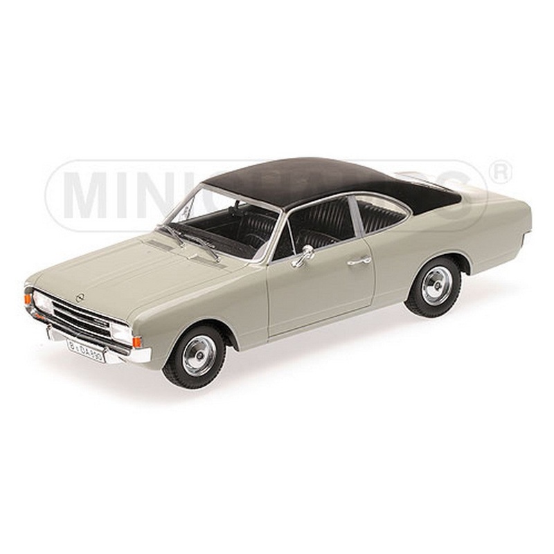 SCALE MODEL COMPATIBLE WITH OPEL REKORD C COUPE 1966 GRAY 1:18 MINICHAMPS PM107047022