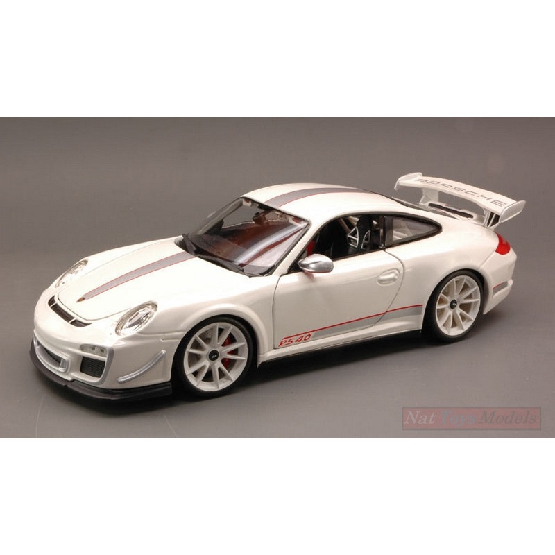 SCALE MODEL COMPATIBLE WITH PORSCHE 911 GT3 RS 4.0 2012 WHITE 1:18 BURAGO BU11036W