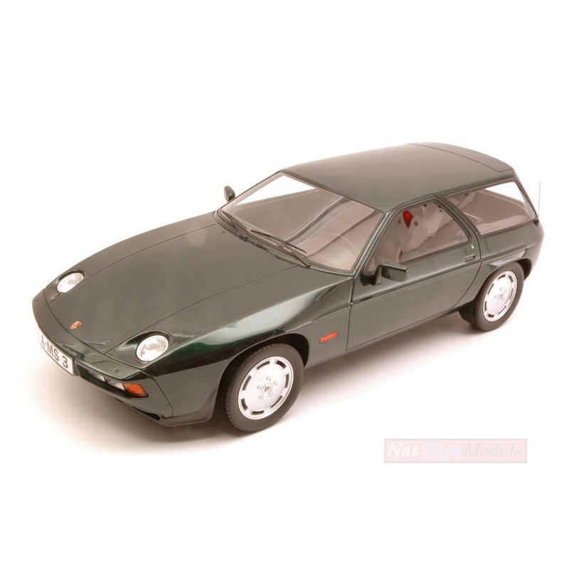 SCALE MODEL COMPATIBLE WITH PORSCHE 928 S TURBO STATION WAGON METALLIC GREEN 1:18 PREMIUMX PRX18002