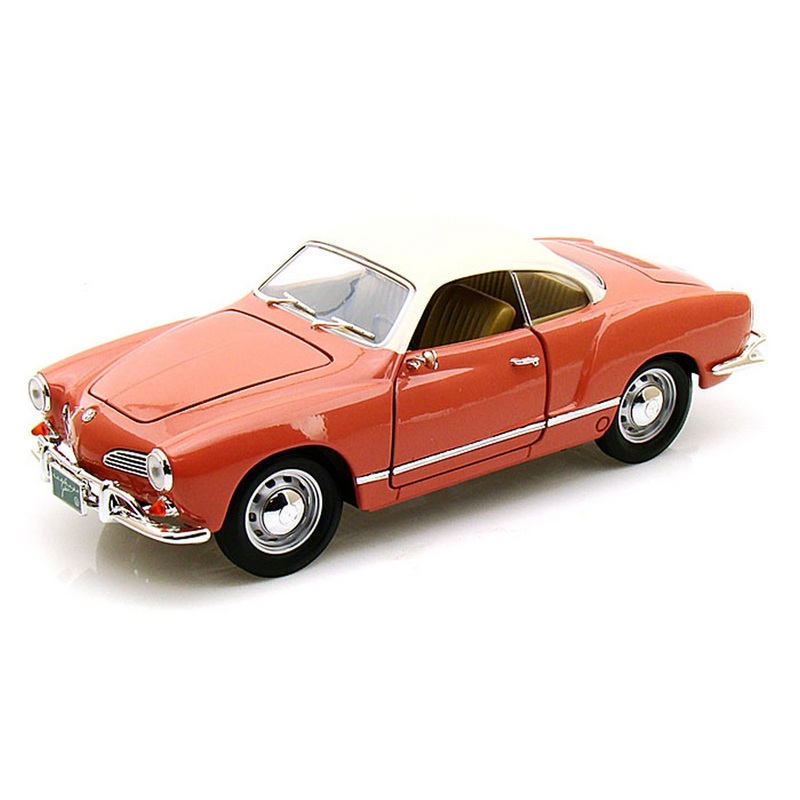 SCALE MODEL COMPATIBLE WITH VW KARMANN GHIA 1966 PLUM FASHION 1:18 YAT MING YM92198R