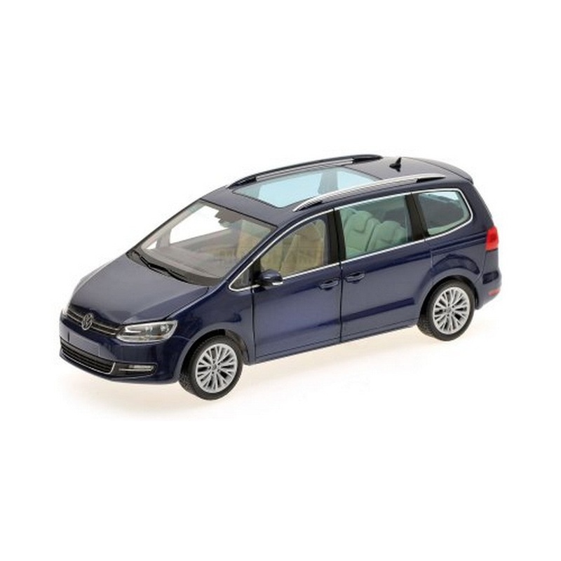 SCALE MODEL COMPATIBLE WITH VW SHARAN 2010 BLUE METALLIC 1:18 MINICHAMPS PM110051000