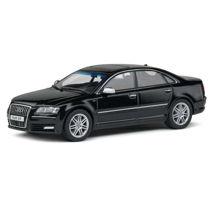 SCALE MODEL COMPATIBLE WITH AUDI S8 (D3) 2010 BLACK 1:43 SOLID SL4313301
