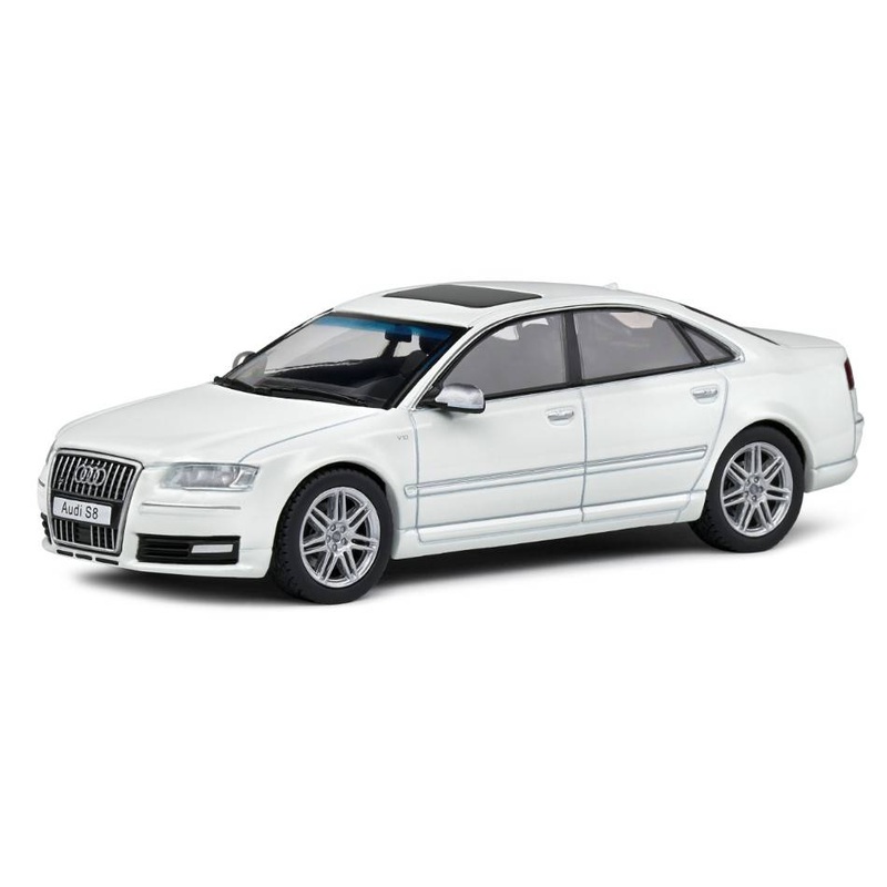 SCALE MODEL COMPATIBLE WITH AUDI S8 (D3) 2010 WHITE 1:43 SOLID SL4313302