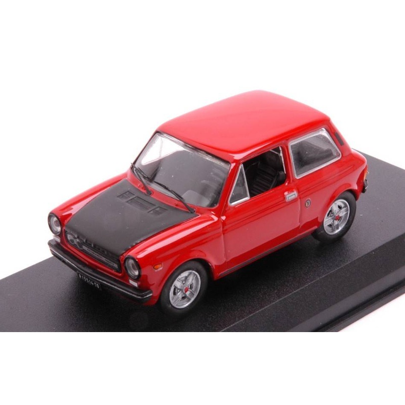 SCALE MODEL COMPATIBLE WITH AUTOBIANCHI A112 ABARTH 2nd SERIES 1973 RED 1:43 BEST MODEL BT9836