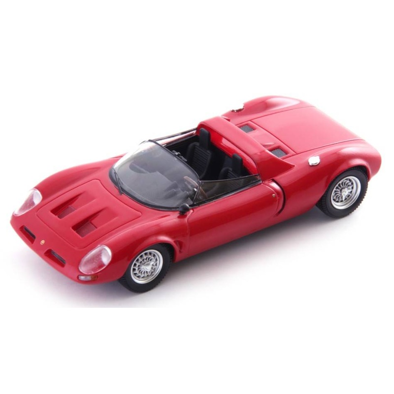 SCALE MODEL COMPATIBLE WITH BIZZARRINI AMX/3 SPYDER 1971 RED 1:43 AUTOCULT ATC05044