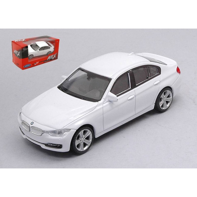 SCALE MODEL COMPATIBLE WITH BMW 335i WHITE 1:43 WELLY WE38509G DIE CAST