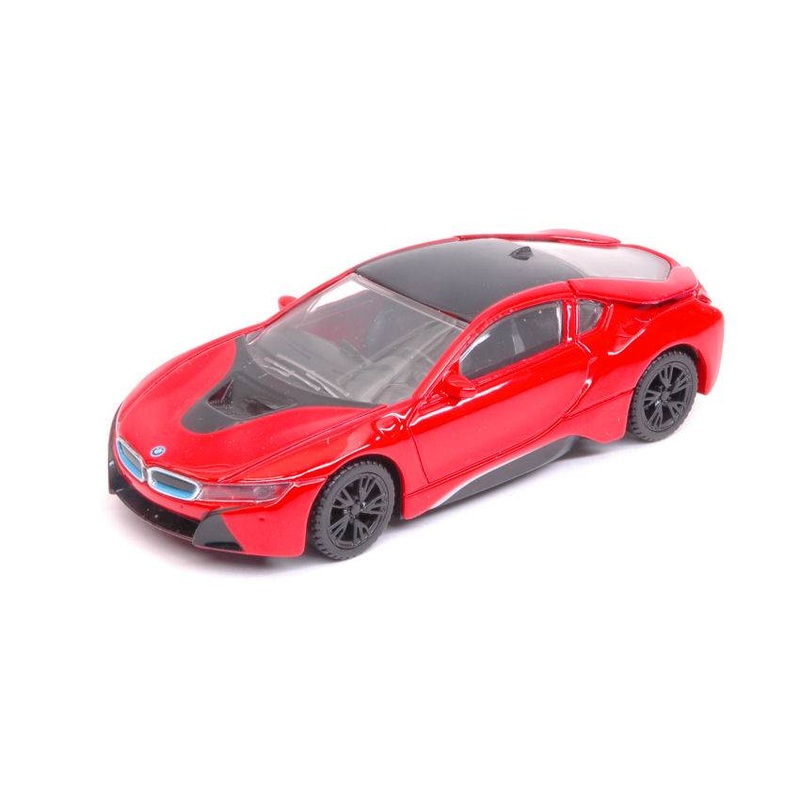 SCALE MODEL COMPATIBLE WITH BMW i8 2015 RED 1:43 RASTAR RAT58400R MODEL