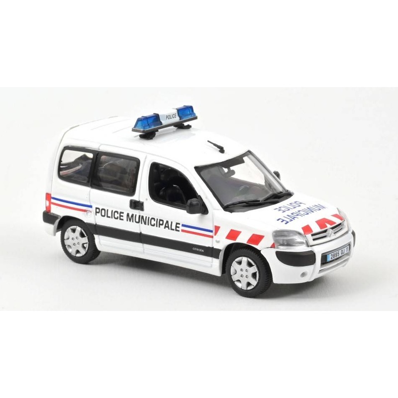 SCALE MODEL COMPATIBLE WITH CITROEN BERLINGO 2004 MUNICIPAL POLICE 1:43 NOREV NV155725