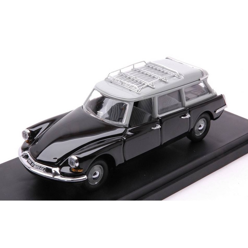 SCALE MODEL COMPATIBLE WITH CITROEN ID 19 BREAK 1958 BLACK 1:43 RIO RI4696