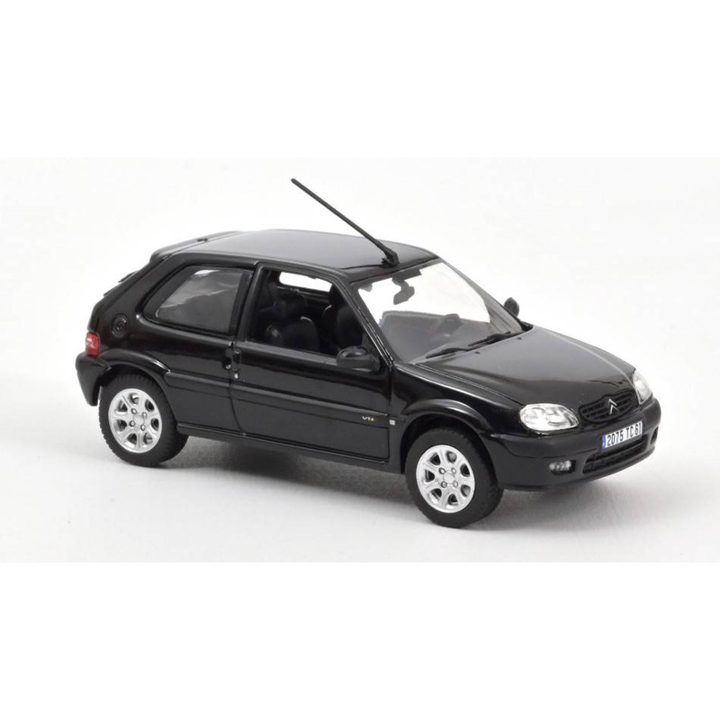 SCALE MODEL COMPATIBLE WITH CITROEN SAXO VTS 2000 ONYX BLACK 1:43 NOREV NV155149